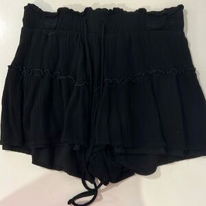 Altar’d State Black Flowy Shorts